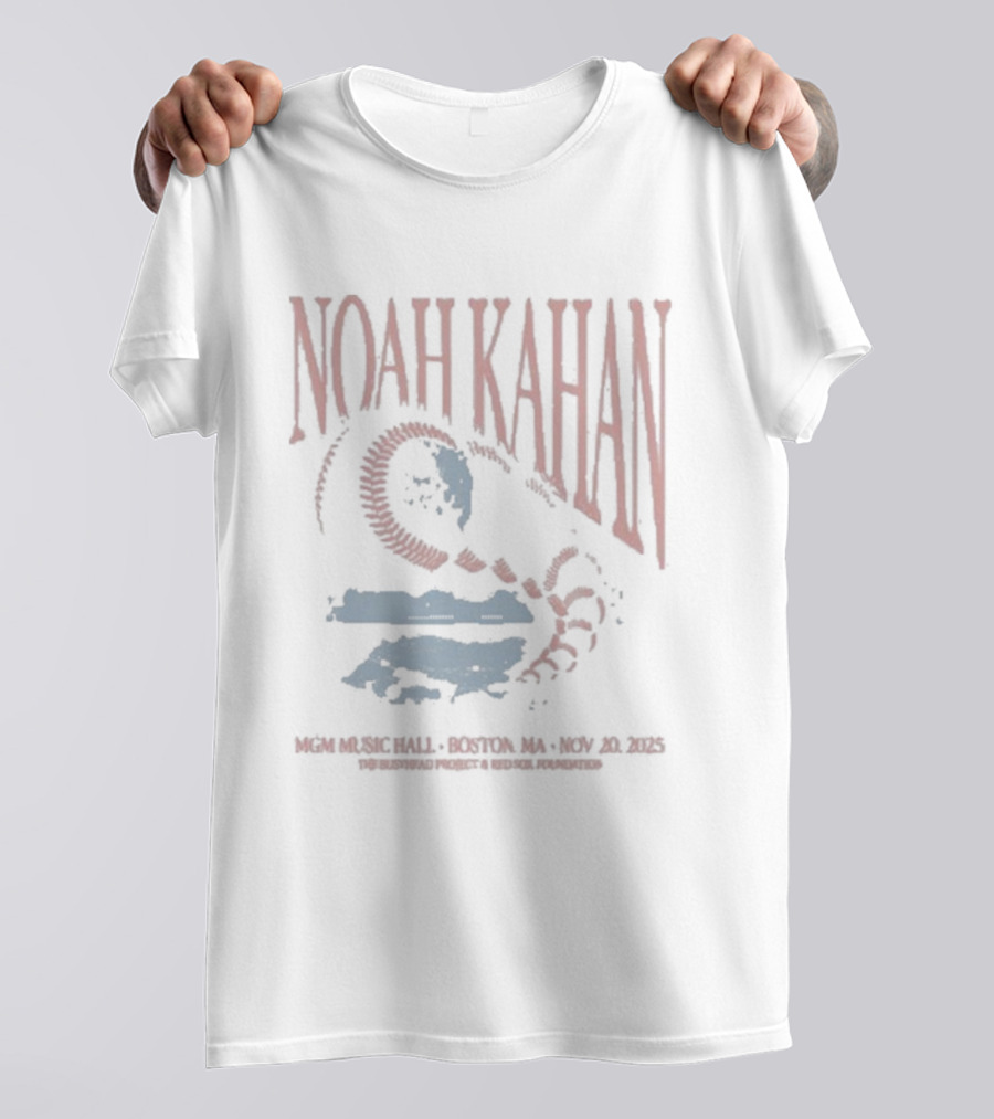 Noah Kahan Tour Boston MA Nov 20 2025 T-Shirt