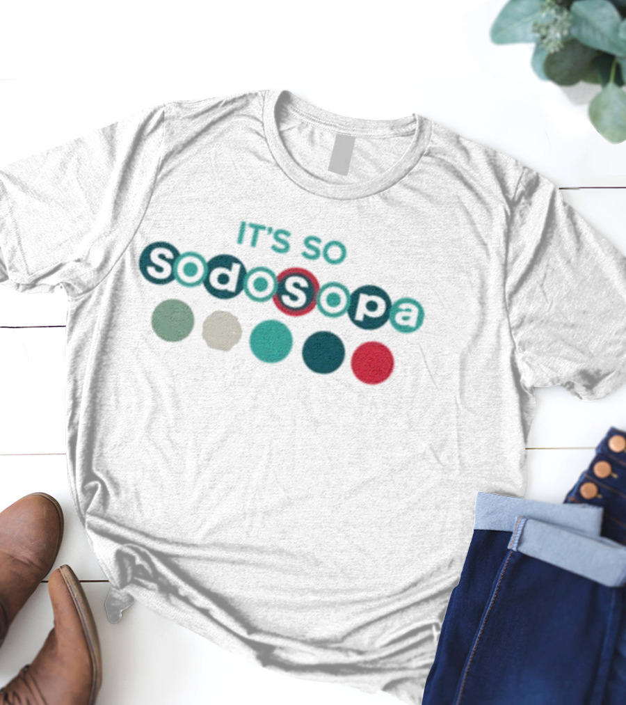 South Park It's So Sodosopa Colorful Circle Design T-Shirt