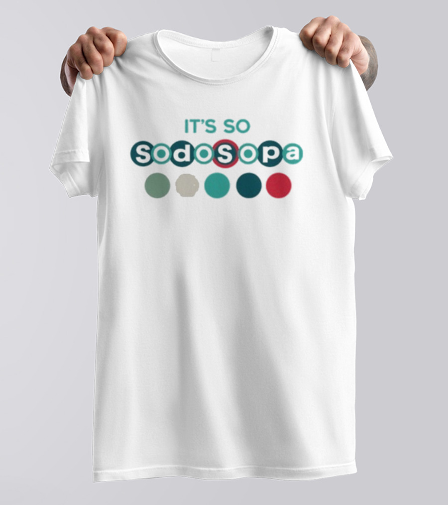 South Park It's So Sodosopa Colorful Circle Design T-Shirt