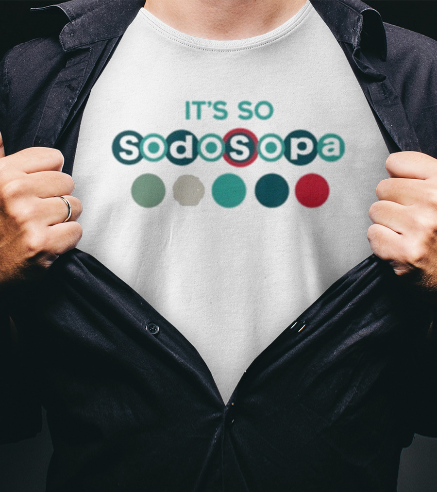 South Park It's So Sodosopa Colorful Circle Design T-Shirt