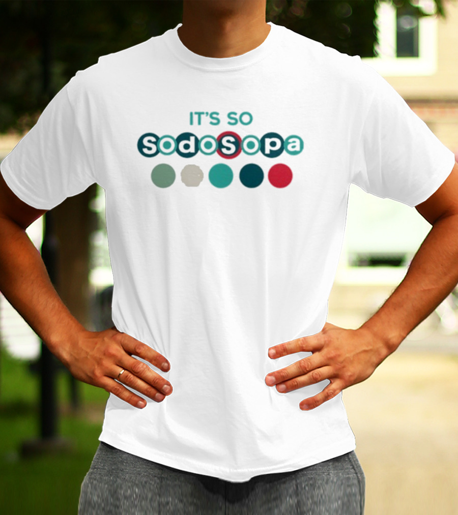 South Park It's So Sodosopa Colorful Circle Design T-Shirt