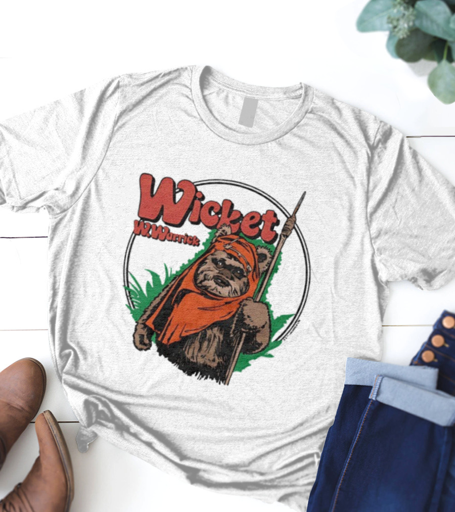 Star Wars Wicket W Warrick Ewok Endor Adventure T-Shirt
