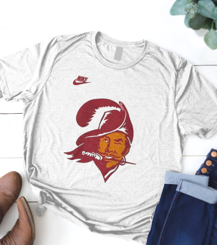 Tampa Bay Buccaneers Nike Bucco Bruce Iconic Vintage Logo T-Shirt