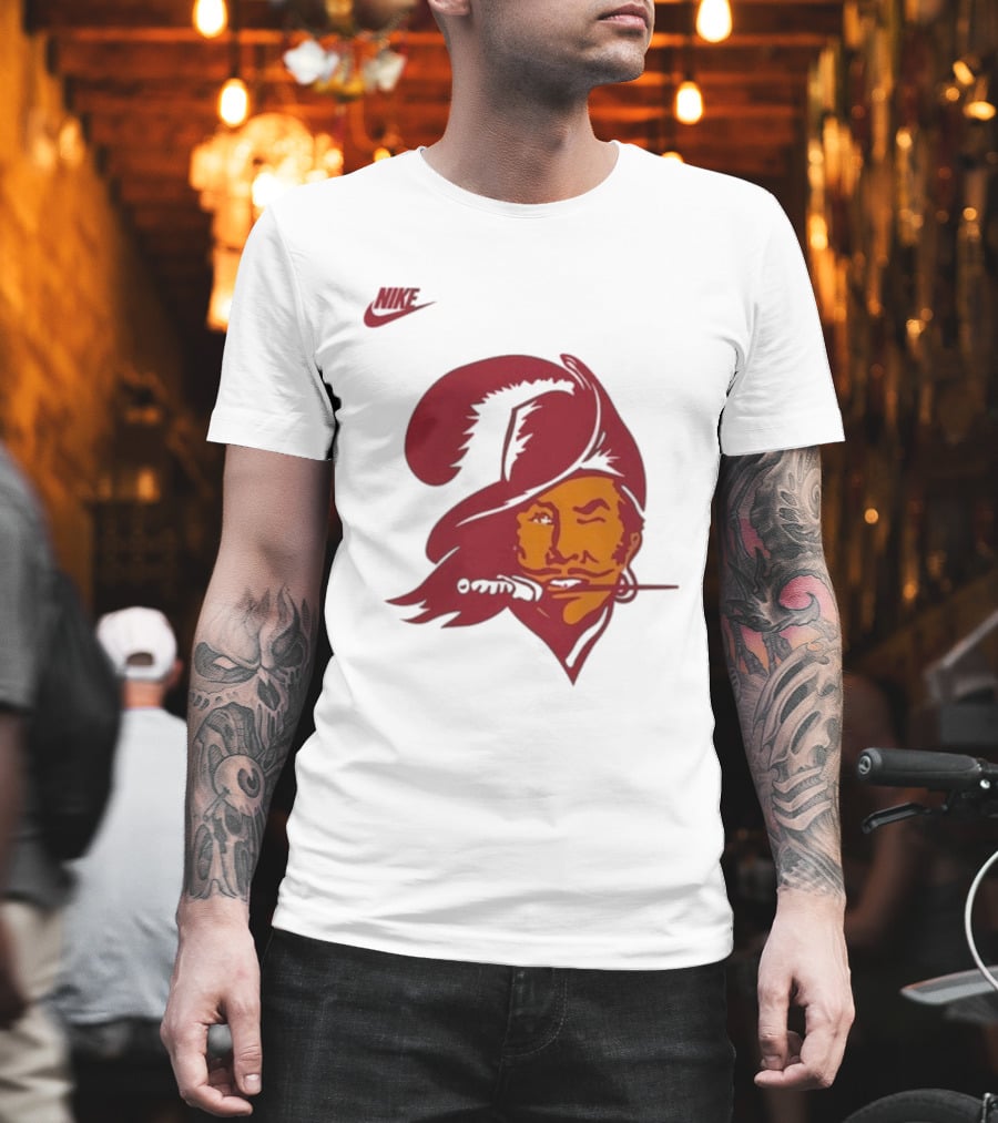 Tampa Bay Buccaneers Nike Bucco Bruce Iconic Vintage Logo T-Shirt
