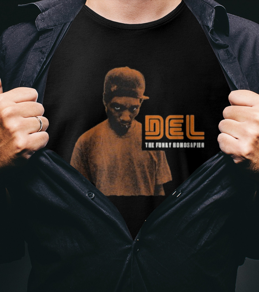 DEL The Funky Homosapien Soopa Hip Hop Icon Vintage Style T-Shirt