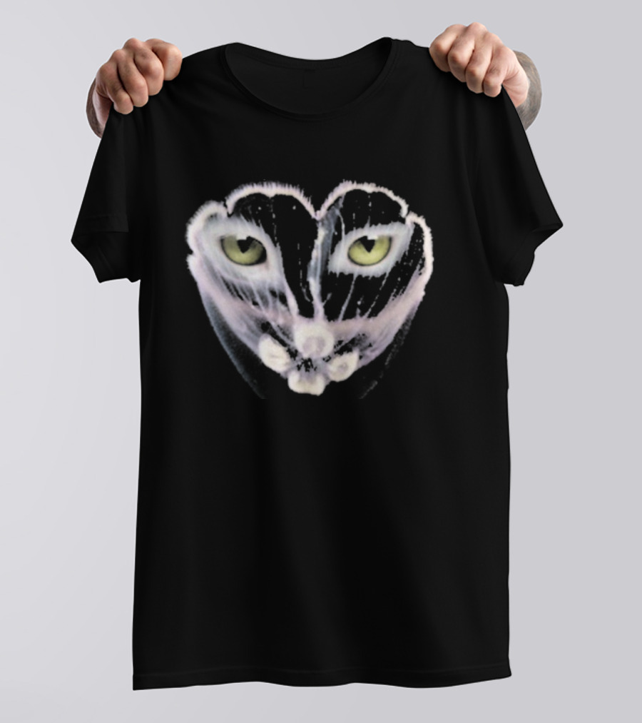 Galantis You Eyes Heart Cat Face Yellow Eyes T-Shirt