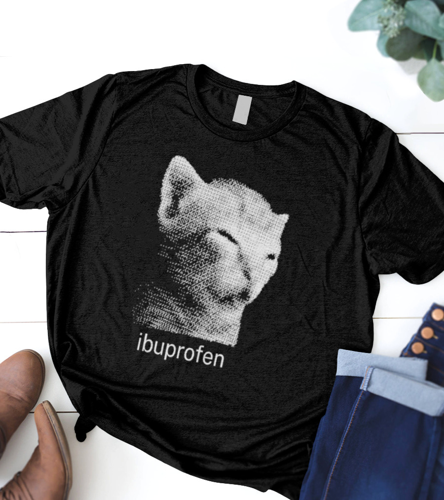 Ibuprofen Headache Relief Cat T-Shirt