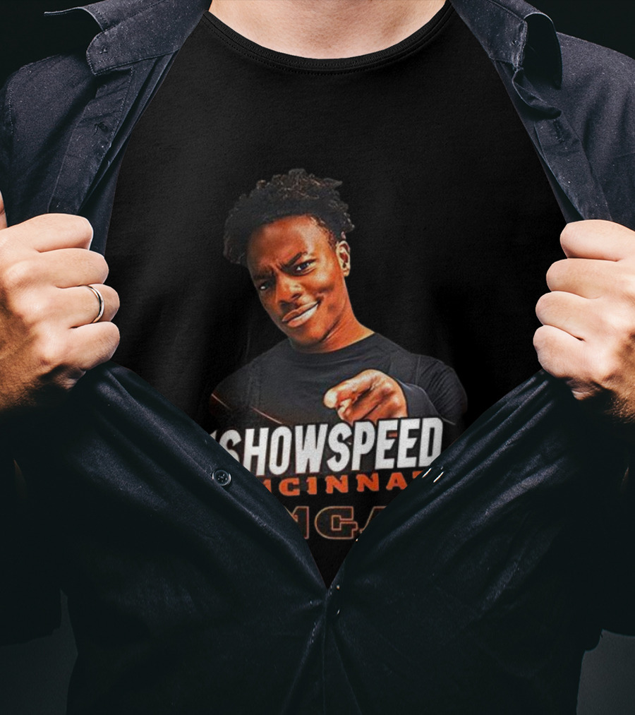 IShowSpeed Cincinnati Bengals Fan Expression T-Shirt