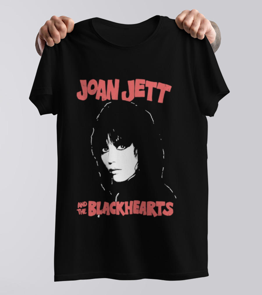 Joan Jett Blackhearts Band Iconic Face T-Shirt