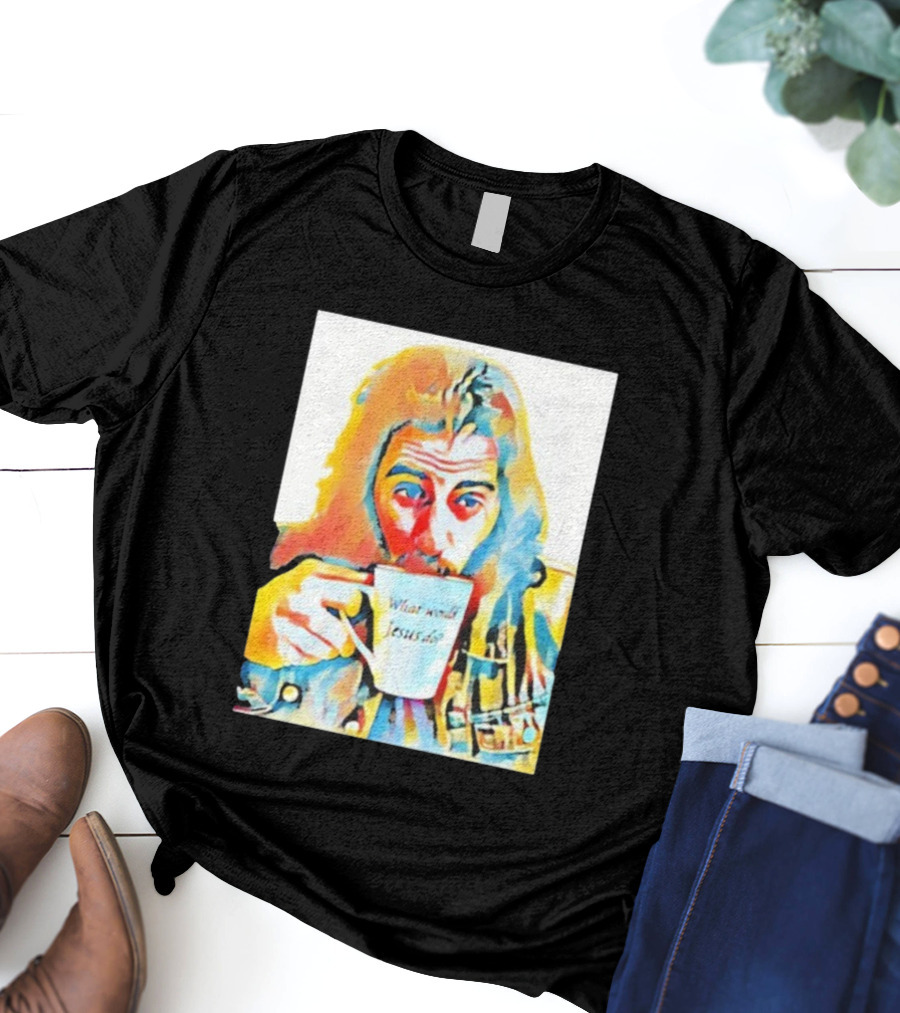 Jonathan Roumie What Would Jesus Do Art Colorful Portrait T-Shirt