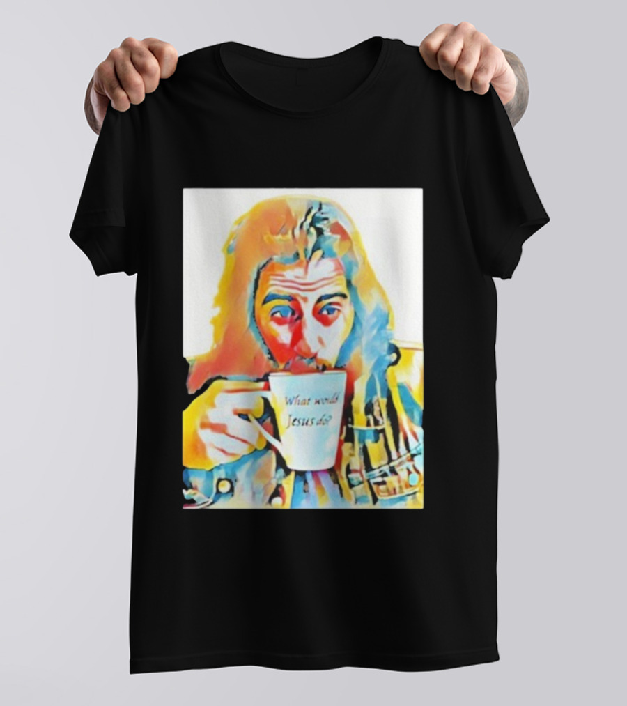 Jonathan Roumie What Would Jesus Do Art Colorful Portrait T-Shirt