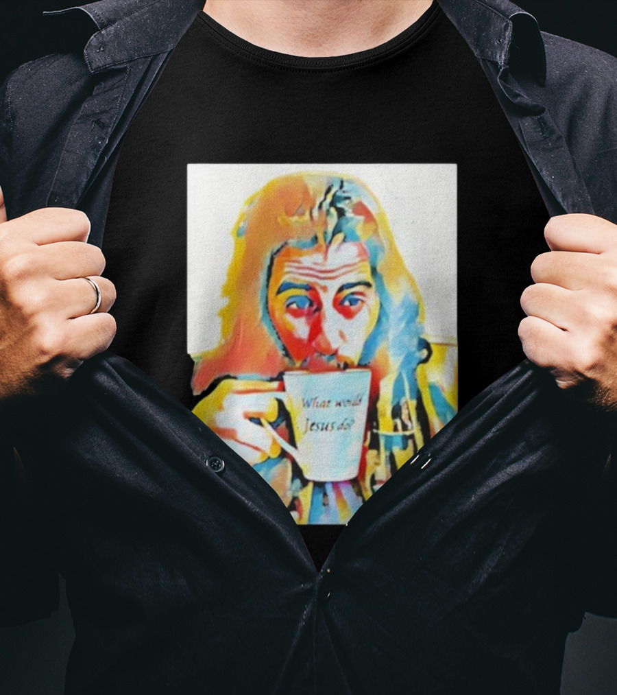 Jonathan Roumie What Would Jesus Do Art Colorful Portrait T-Shirt