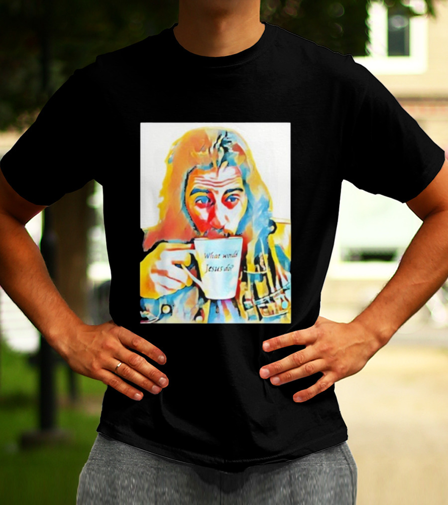 Jonathan Roumie What Would Jesus Do Art Colorful Portrait T-Shirt