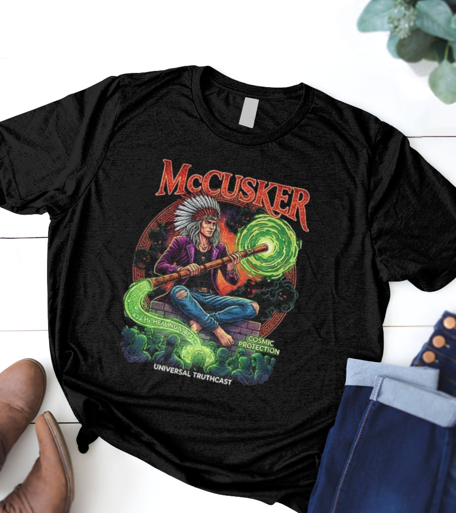 McCusker Cosmic Protection 432 Hz Healing Vibes Universal Truthgcast T-Shirt