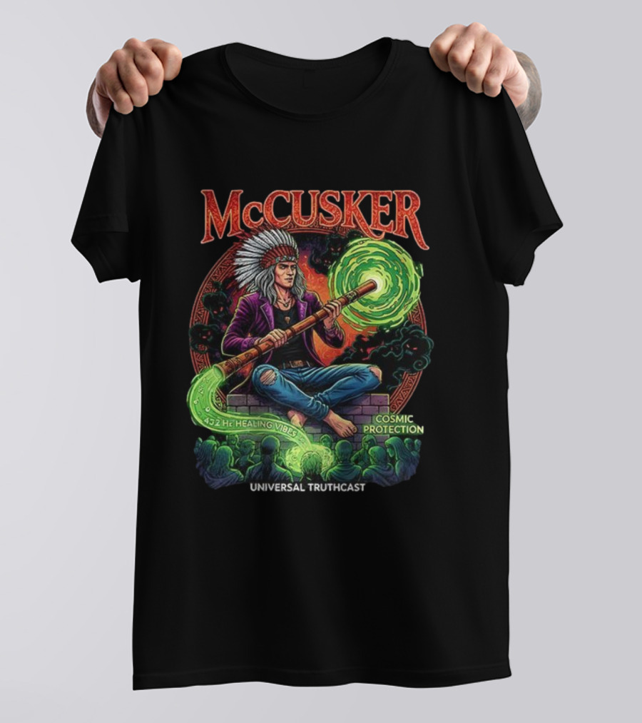 McCusker Cosmic Protection 432 Hz Healing Vibes Universal Truthgcast T-Shirt