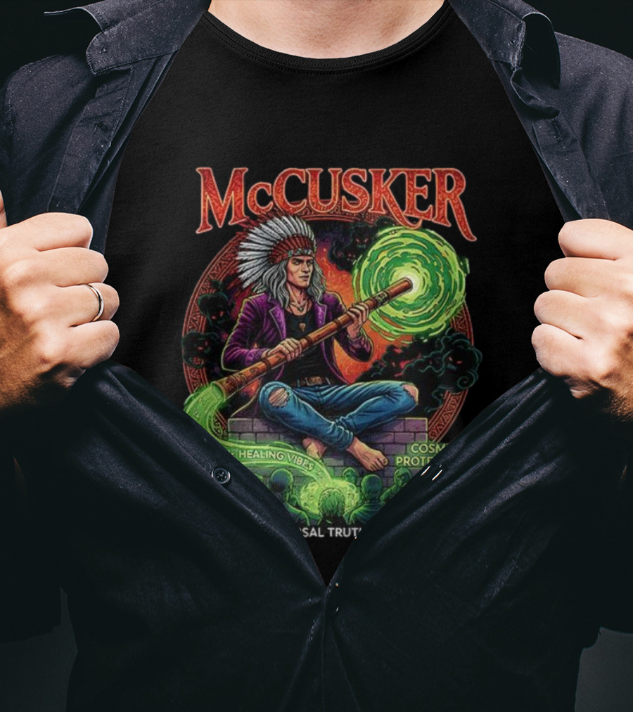 McCusker Cosmic Protection 432 Hz Healing Vibes Universal Truthgcast T-Shirt