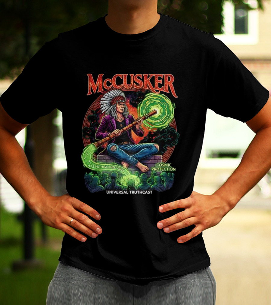 McCusker Cosmic Protection 432 Hz Healing Vibes Universal Truthgcast T-Shirt