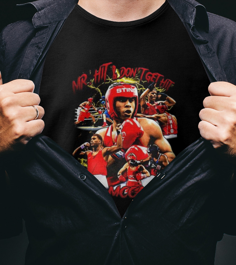 Nino Mccallum Mr. Hit And Don’t Get Hit Boxing Tribute T-Shirt