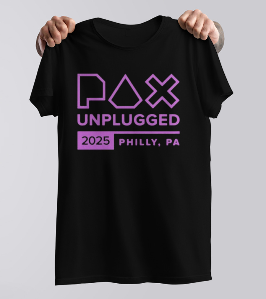 PAX Unplugged 2025 Philly PA Event T-Shirt
