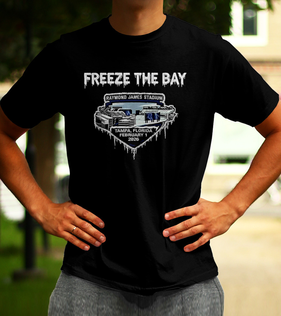 Freeze The Bay Ice Cold Lightning T-Shirt