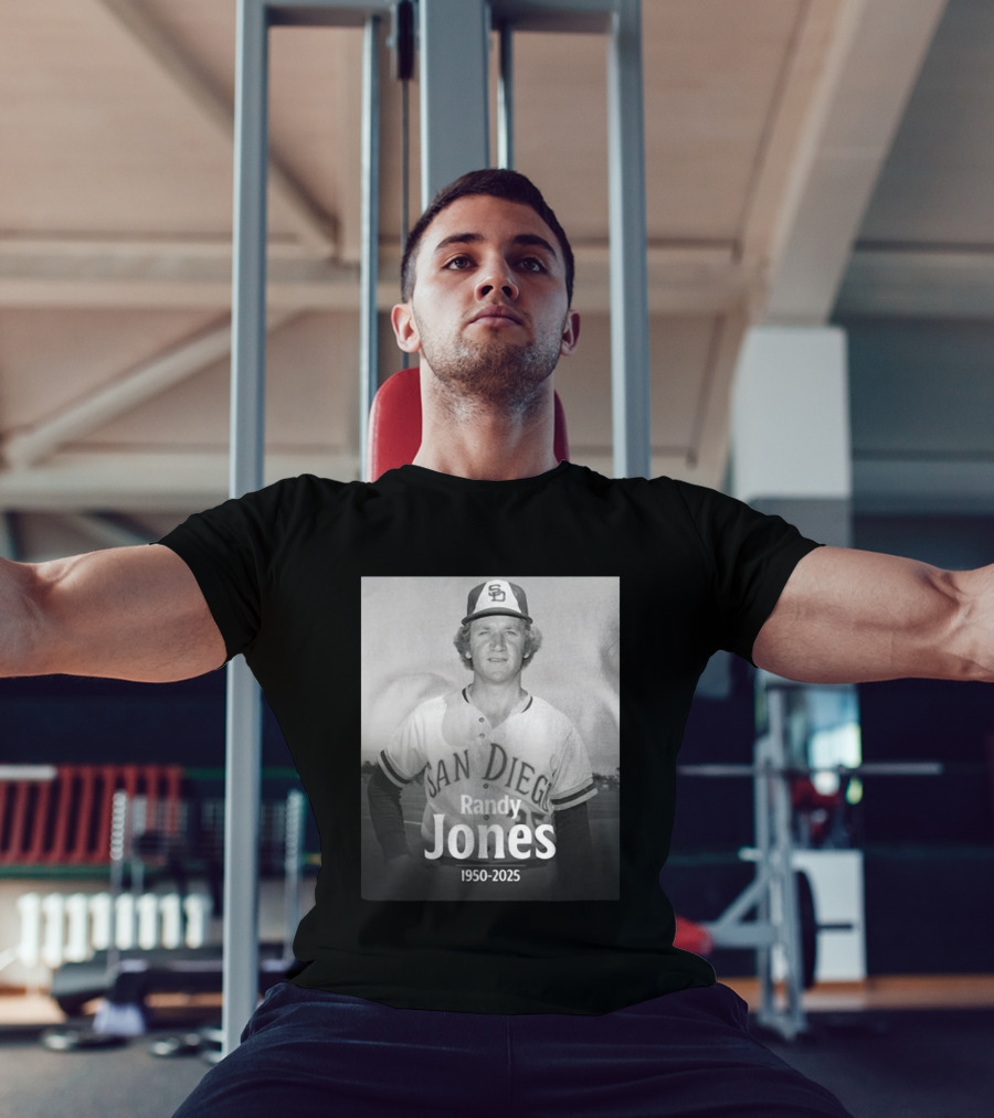 San Diego Randy Jones 1950-2025 SD Padres Baseball Legend T-Shirt