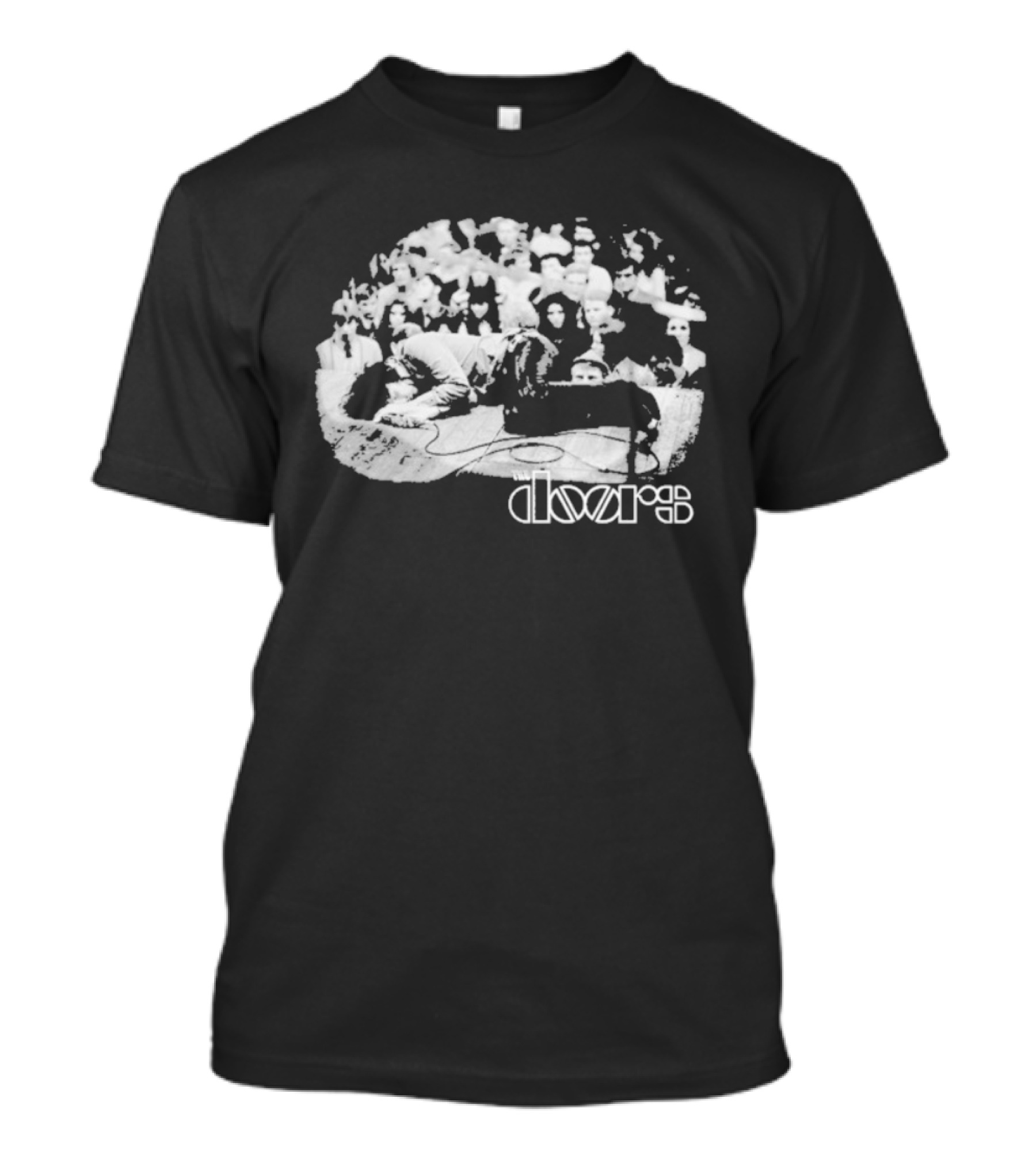 The Doors Jim Morrison Vintage Sleep Crowd T-Shirt