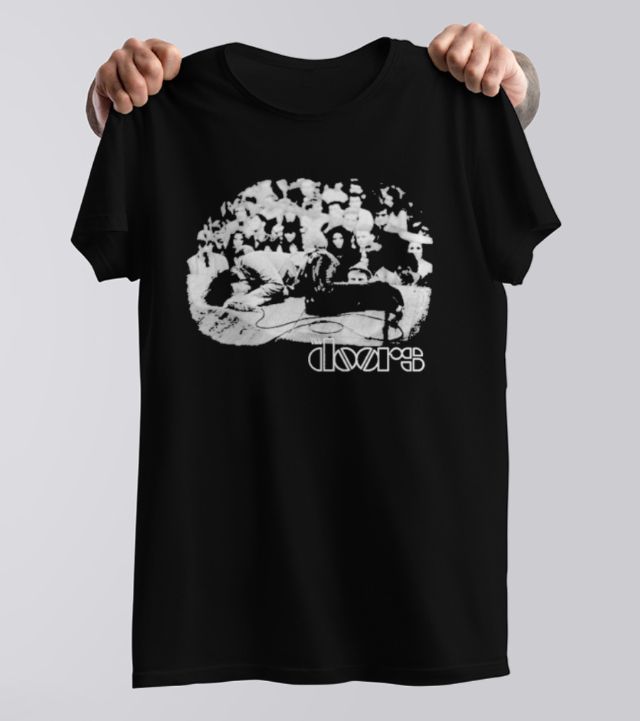 The Doors Jim Morrison Vintage Sleep Crowd T-Shirt