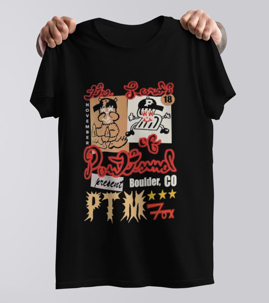 The Lords Fox 19 Boulder CO PTM November 18 2025 Tour Style T-Shirt