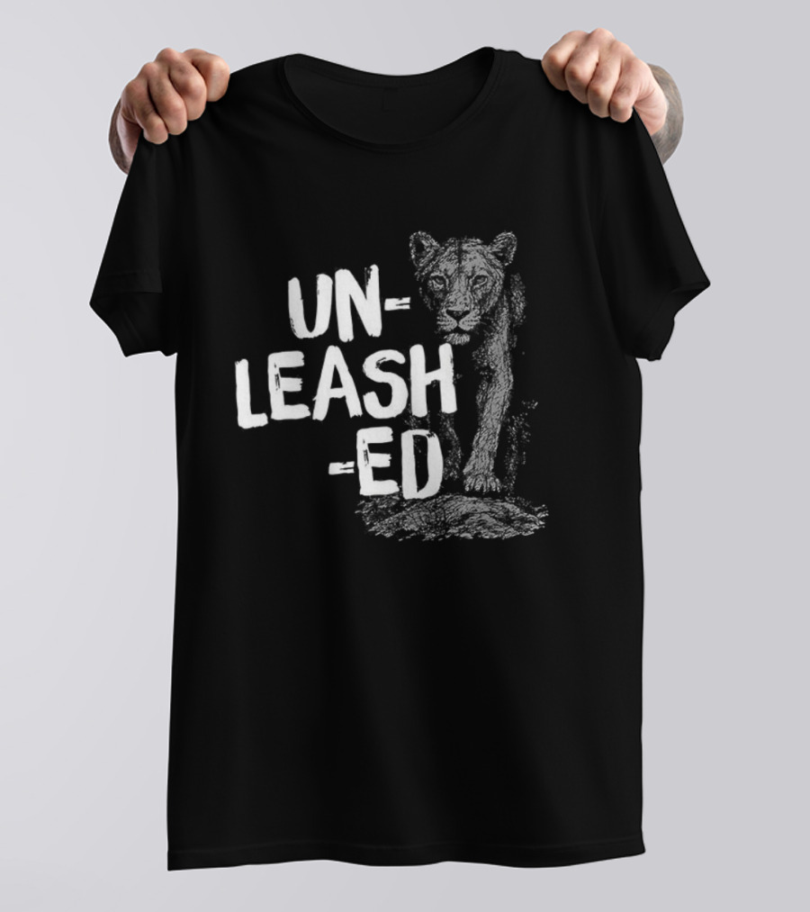 Unleashed Lion Fierce Head Logo T-Shirt