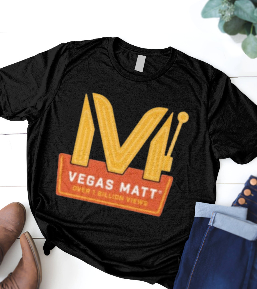 VEGAS MATT Over 1 Billion Views Milestone Celebration T-Shirt