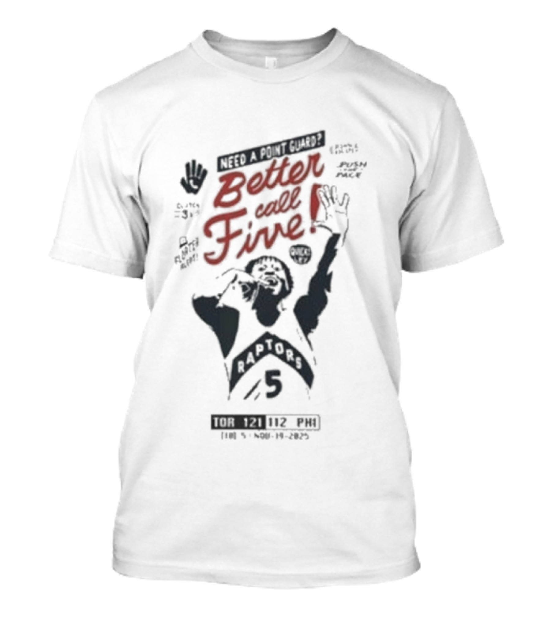 Immanuel Quickley Better Call Five Basketball Need A Point Guard Knicks Number Tee T-Shirt