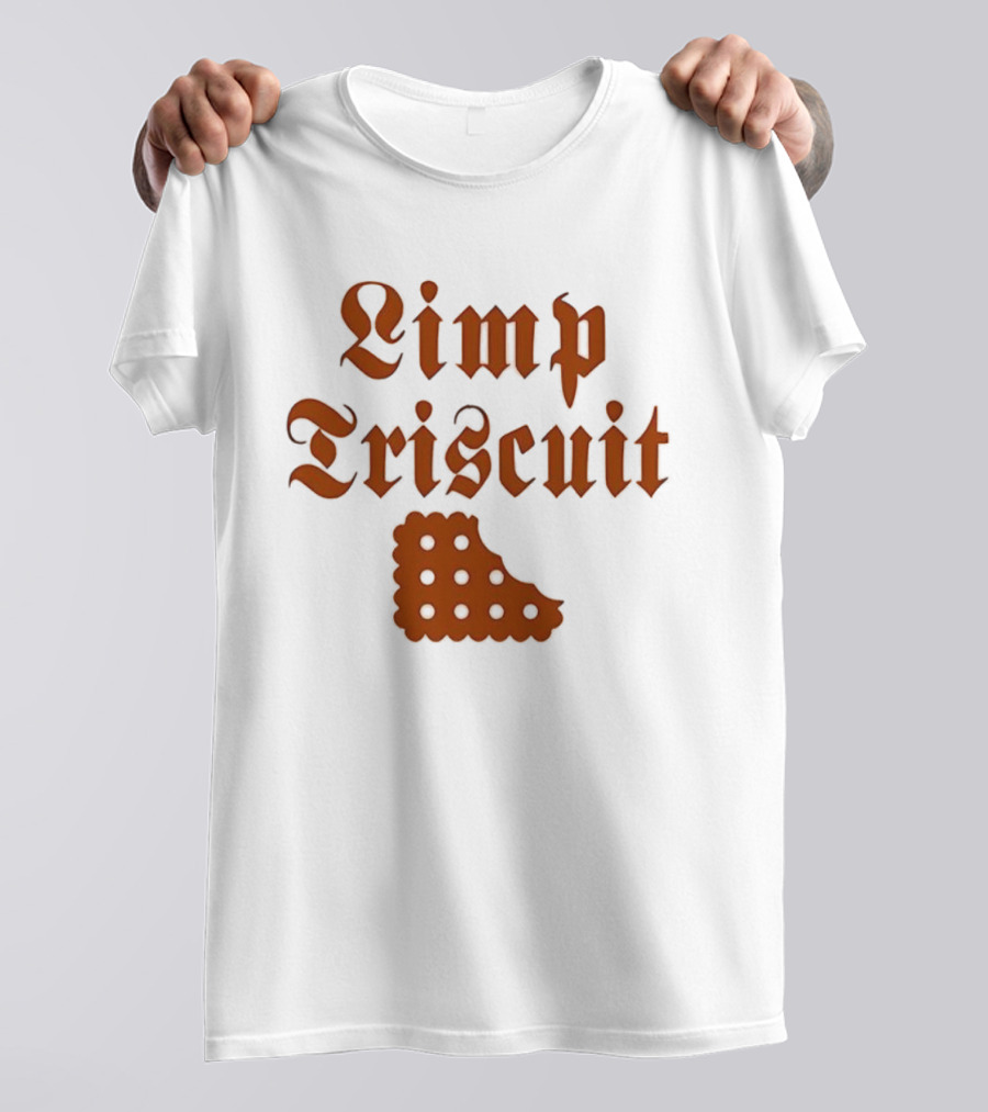 Limp Triscuit Waffle Styled Crackers With Fun Eyes T-Shirt