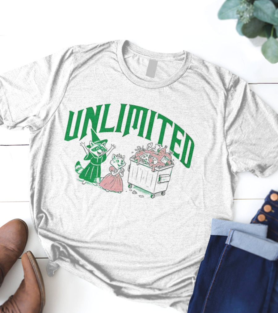 Unlimited Raccoon Trash Wizard And Princess Celebration T-Shirt