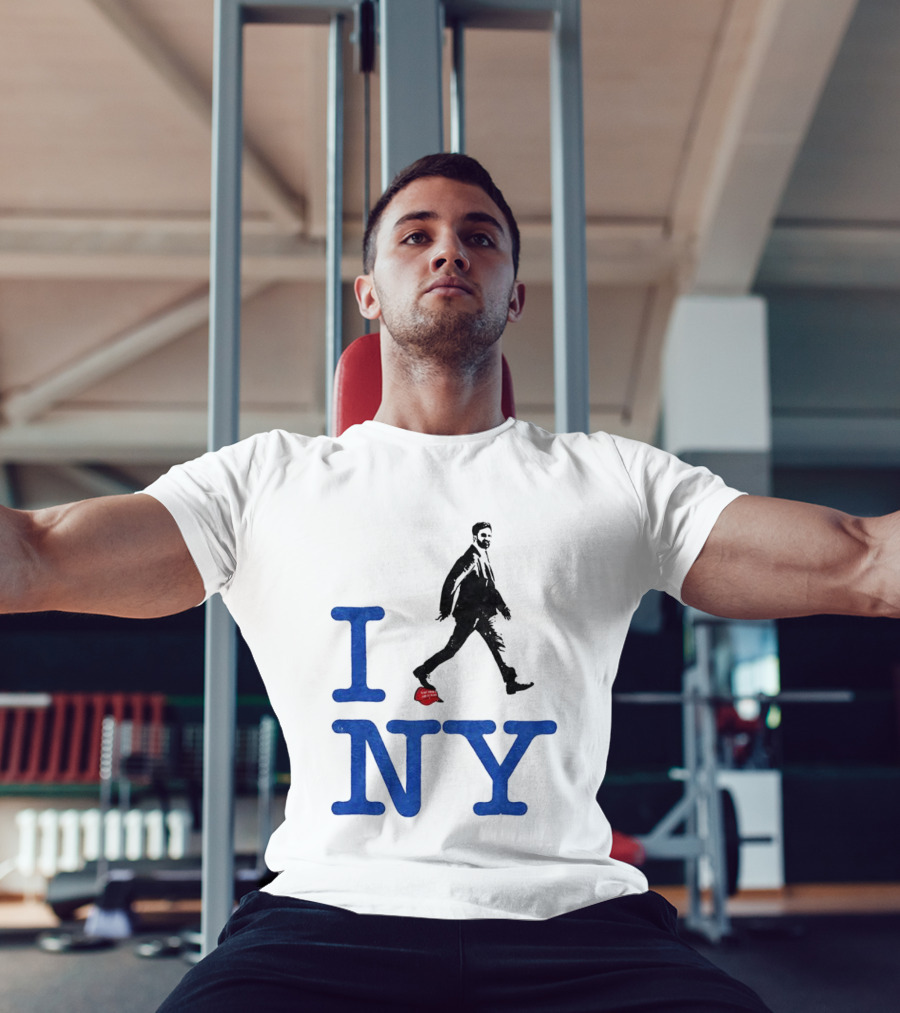 I Love NY Zohran Mamdani Walking Silhouette T-Shirt