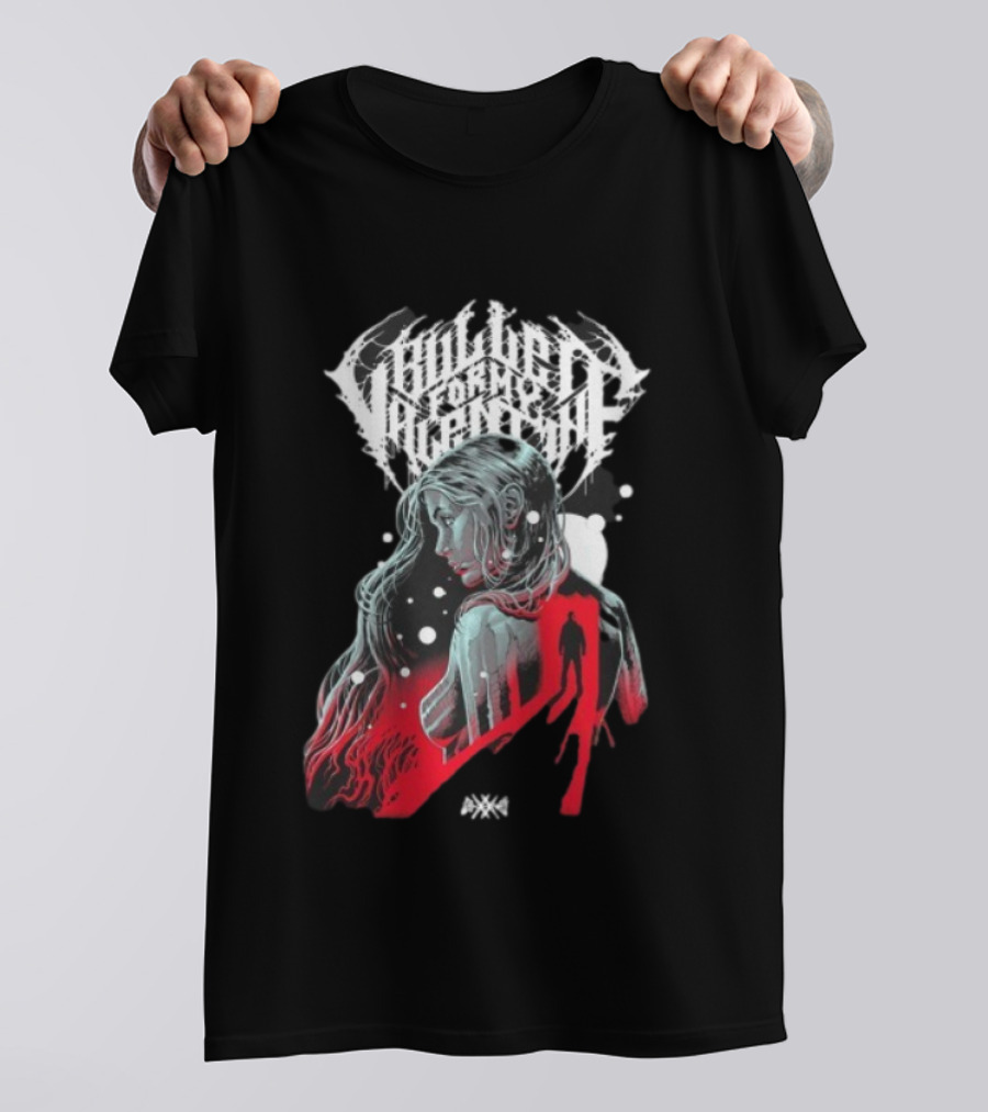 Bullet For My Valentine Poisoned Ascendancy Through The Door Woman Silhouette 2025 T-Shirt