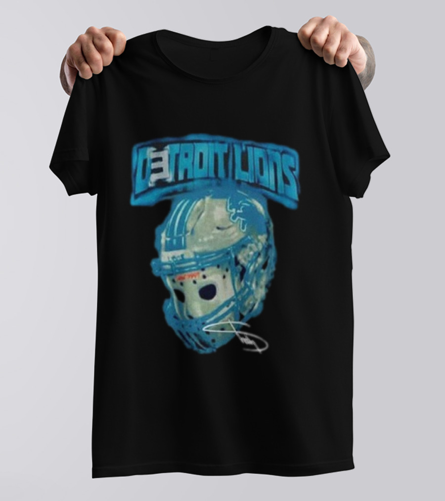 Detroit Lions Grit 313 Thanksgiving Halftime Show Helmet T-Shirt