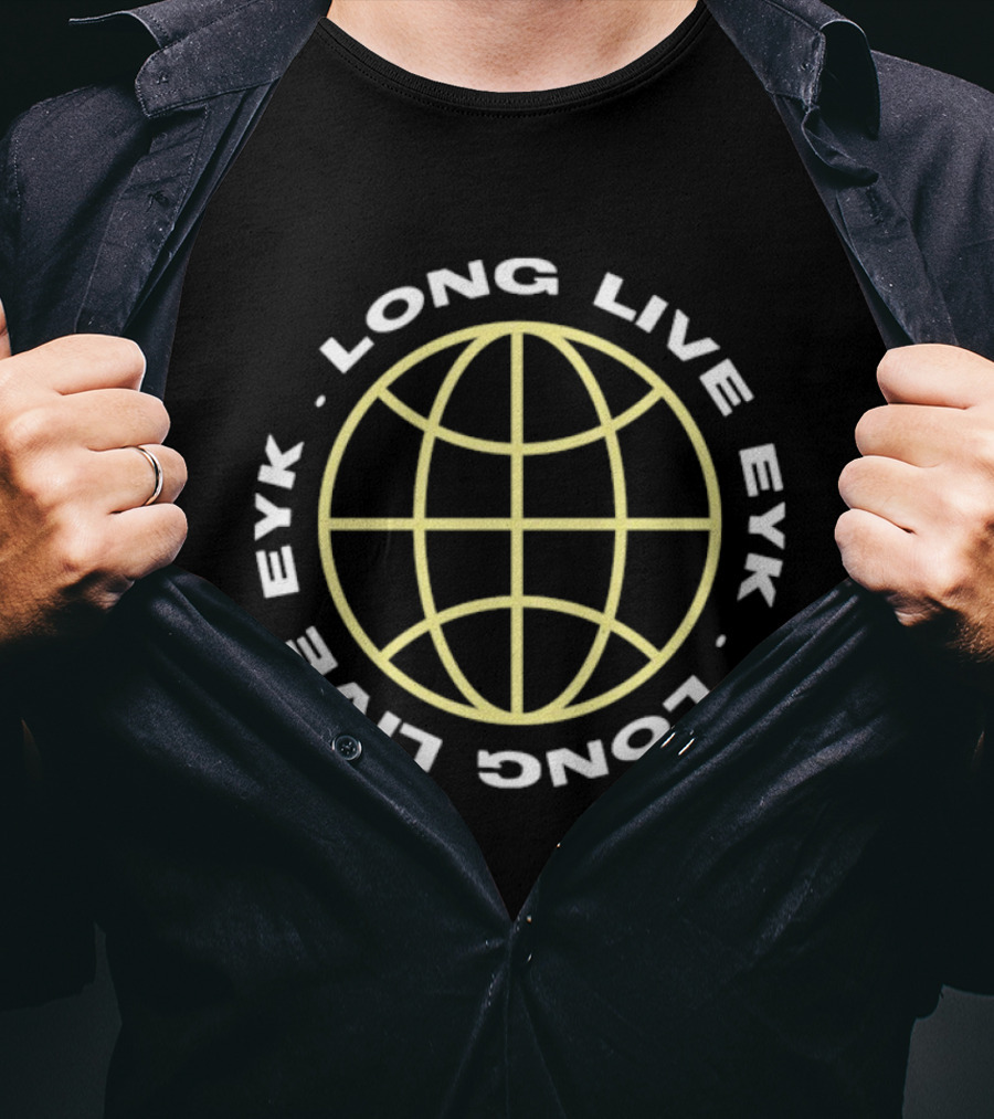 Everyone You Know Long Live Eyk Globe Sphere Lunar Effect T-Shirt