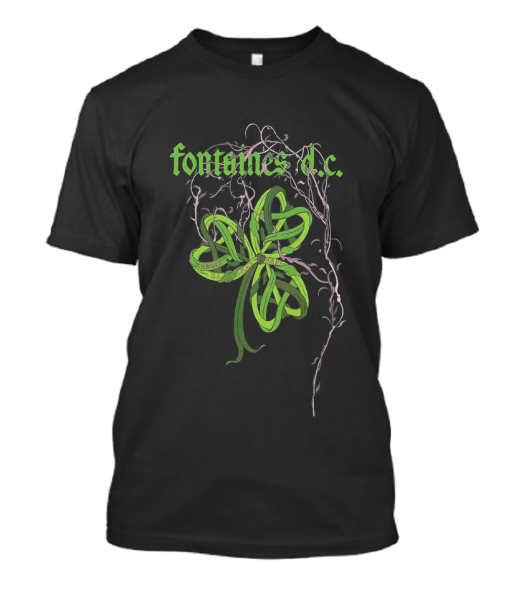 Fontaines D.C. Shamrock Romance Is A Place For Me And You T-Shirt