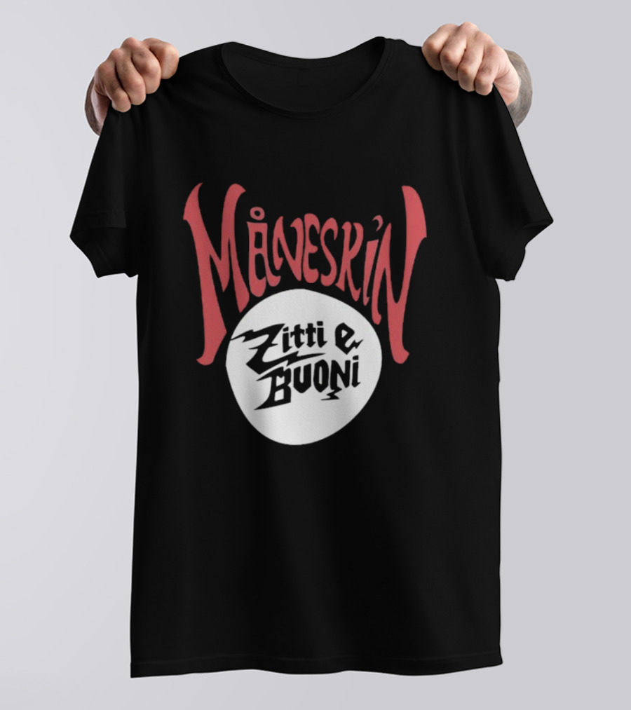 Måneskin Zitti E Buoni Music Empowerment Graphic T-Shirt