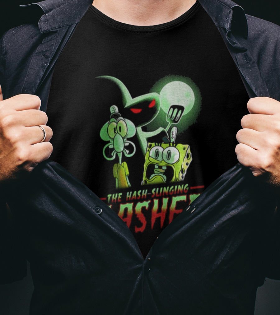 The Hash Slinging Slasher Ocean Cartoon Characters T-Shirt