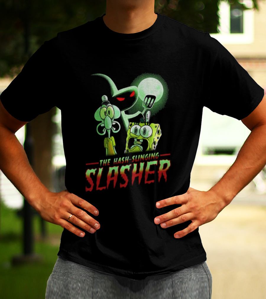 The Hash Slinging Slasher Ocean Cartoon Characters T-Shirt
