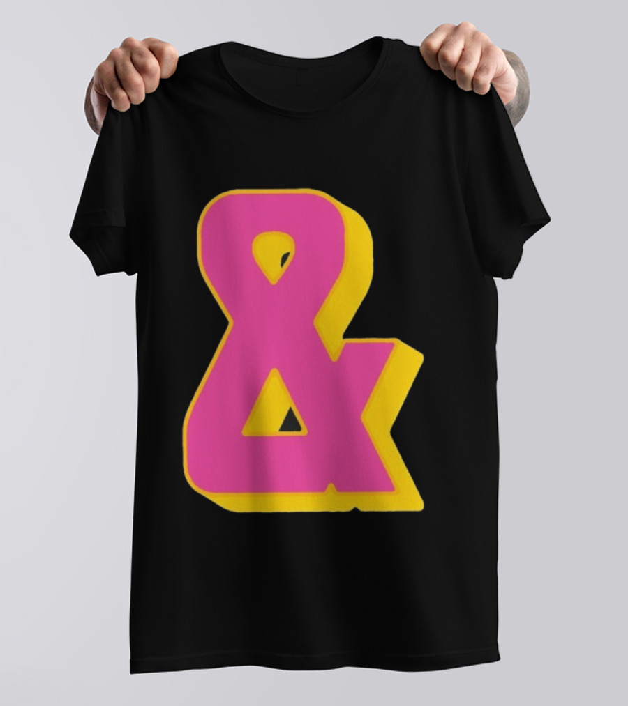 Bastille Presents Faded Ampersand Retro Style T-Shirt