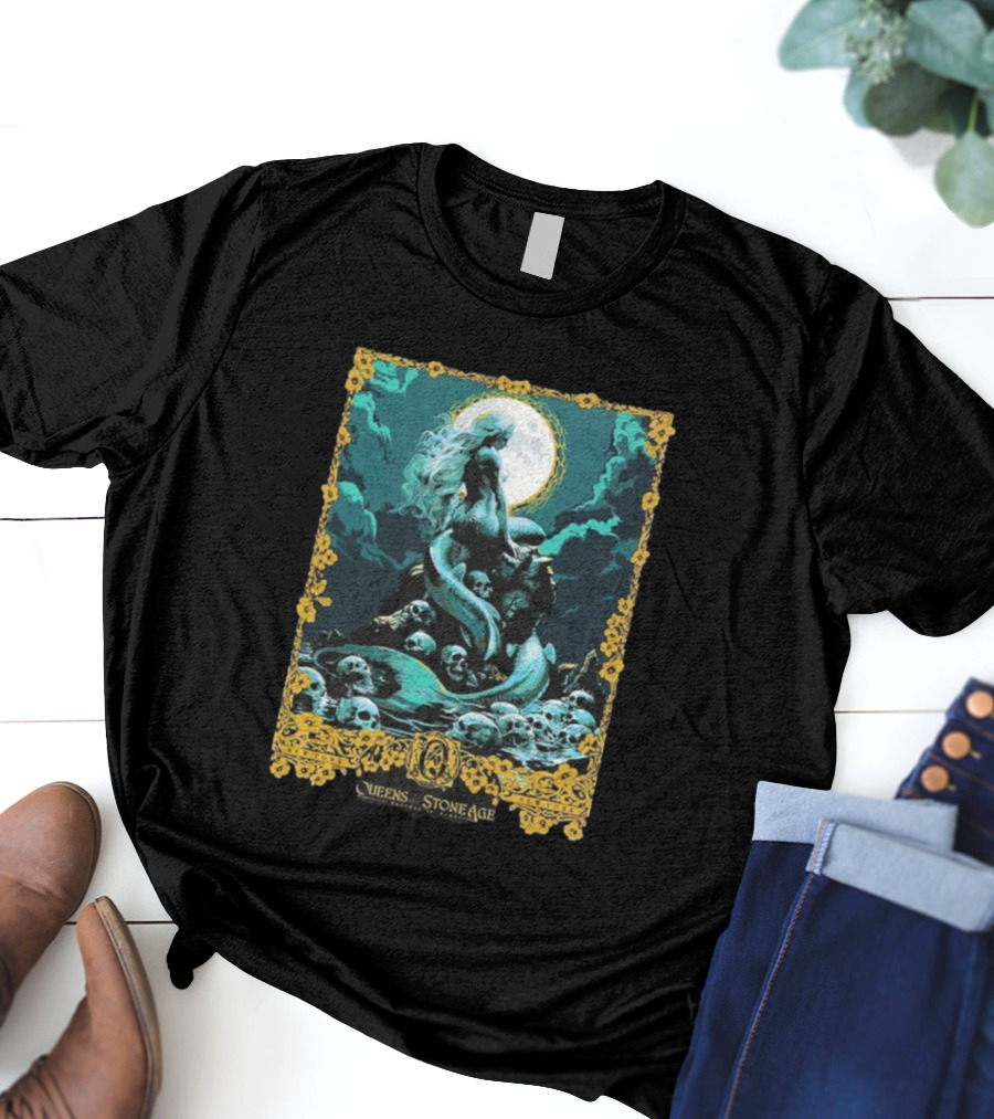 Queens Of The Stone Age Beacon Theatre New York October 10 2025 The Death Mermaid T-Shirt