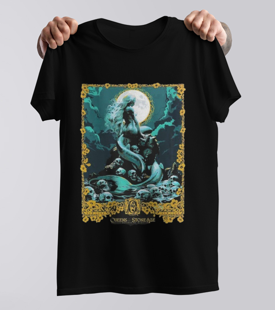 Queens Of The Stone Age Beacon Theatre New York October 10 2025 The Death Mermaid T-Shirt
