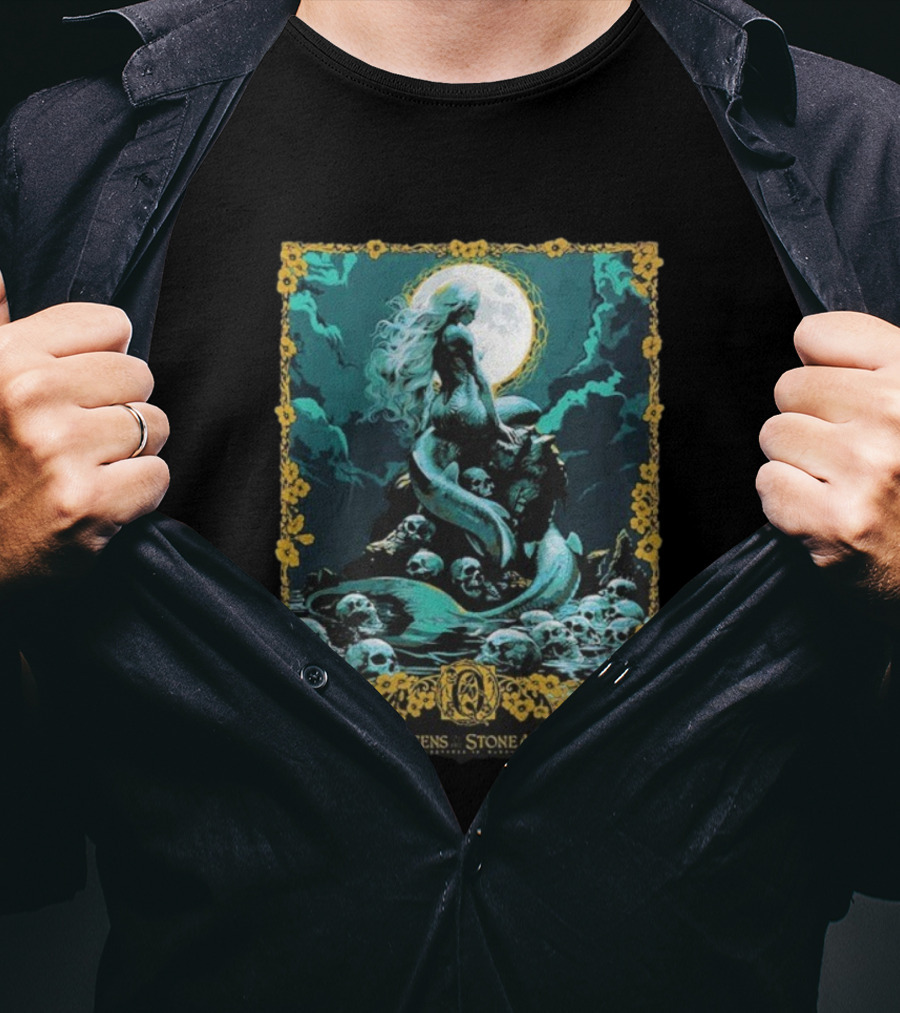 Queens Of The Stone Age Beacon Theatre New York October 10 2025 The Death Mermaid T-Shirt