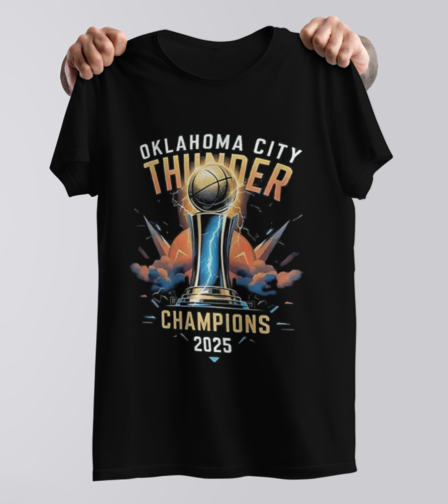 Oklahoma City Thunder Champions Trophy 2025 T-Shirt