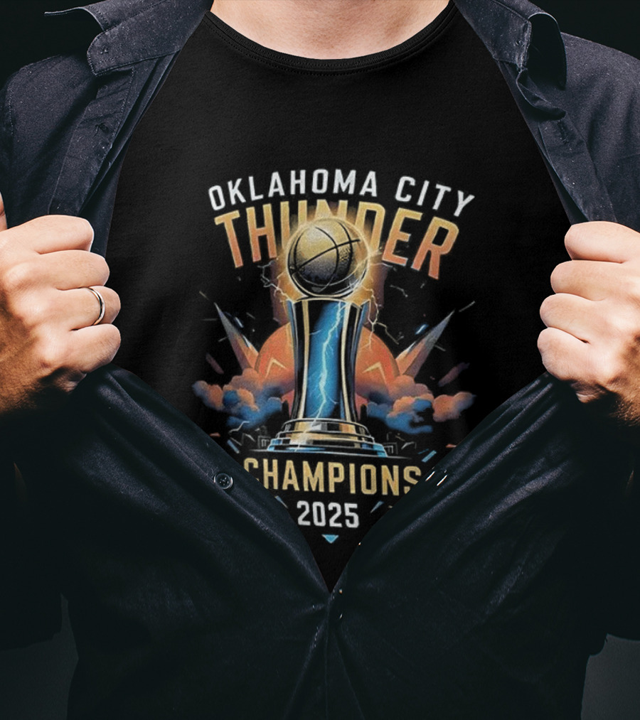 Oklahoma City Thunder Champions Trophy 2025 T-Shirt