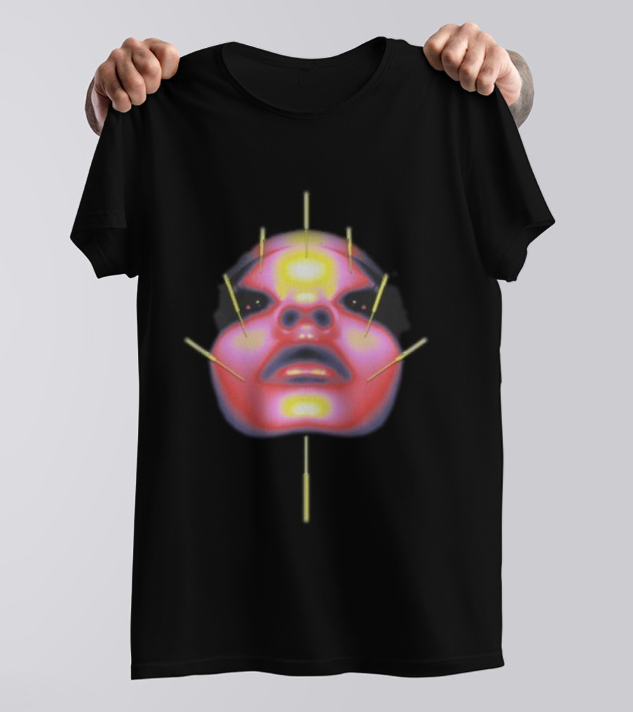 Rico Nasty Lethal Needles Face Art Aesthetic T-Shirt