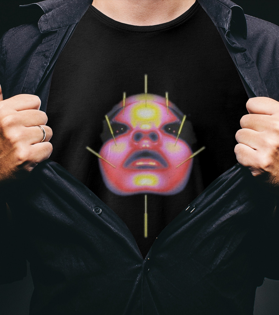 Rico Nasty Lethal Needles Face Art Aesthetic T-Shirt