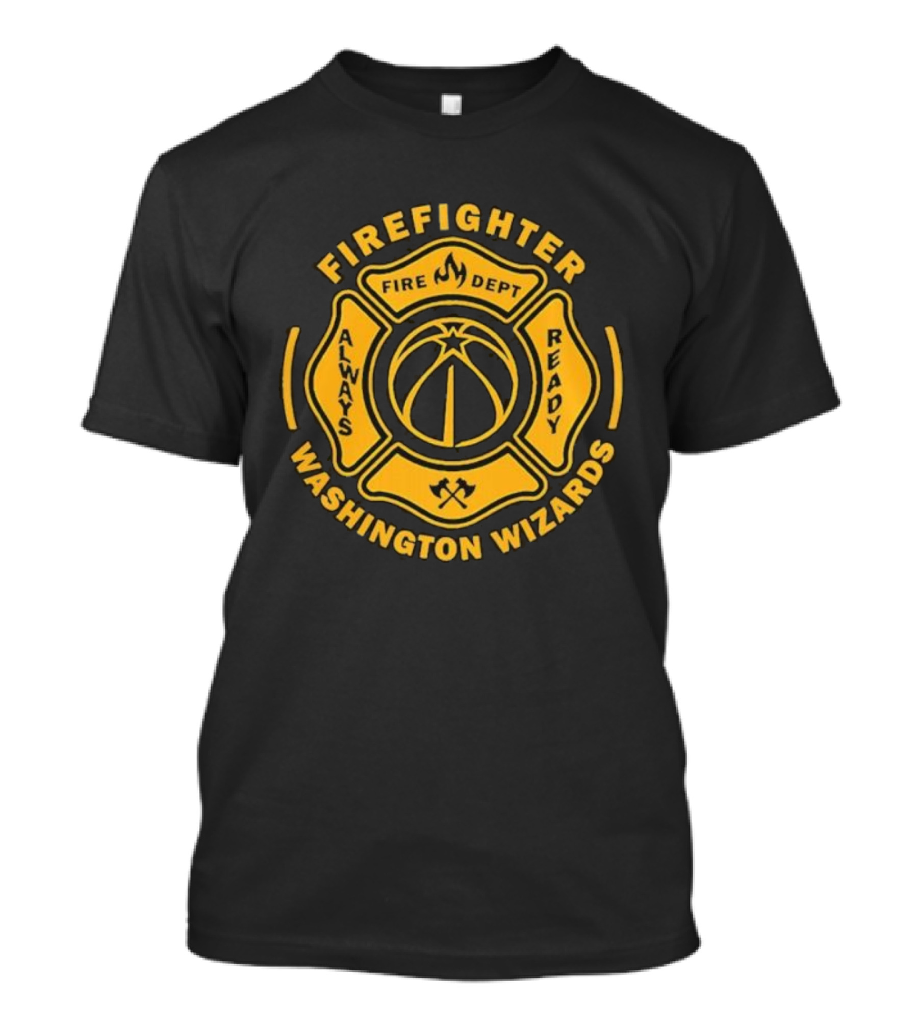 Washington Wizards Firefighter Always Ready Fire Dept T-Shirt